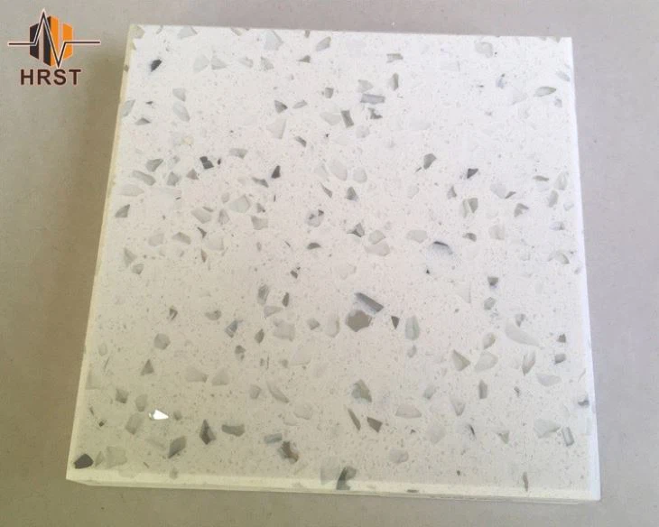 Crystal White Quartz Kitchen Countertop (6)