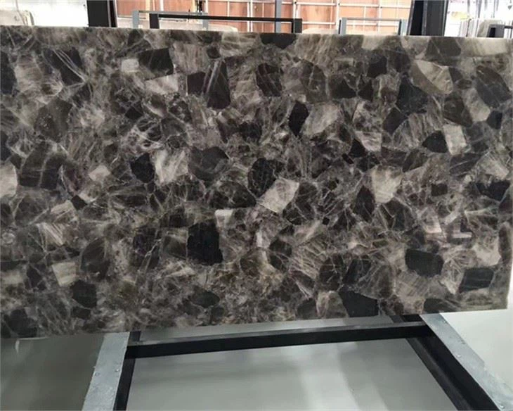 Backlit Smoky Quartz Wall Backlit Smoky Quartz Wall
