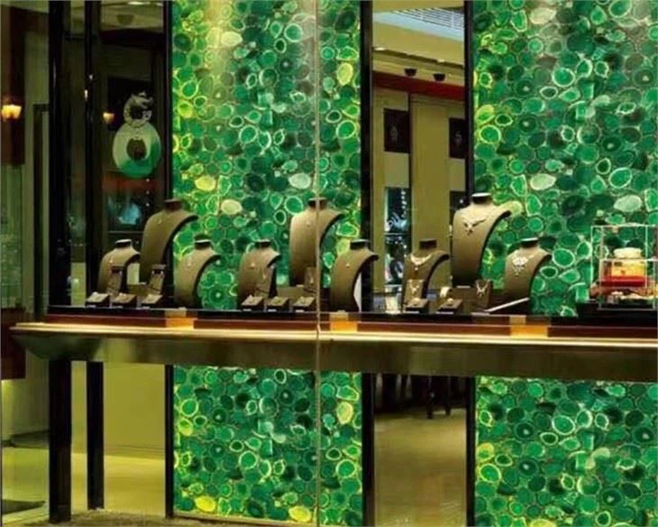 Green Agate BLACK WALL Green Agate BLACK WALL