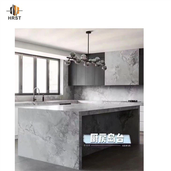 light grey quartzite countertops