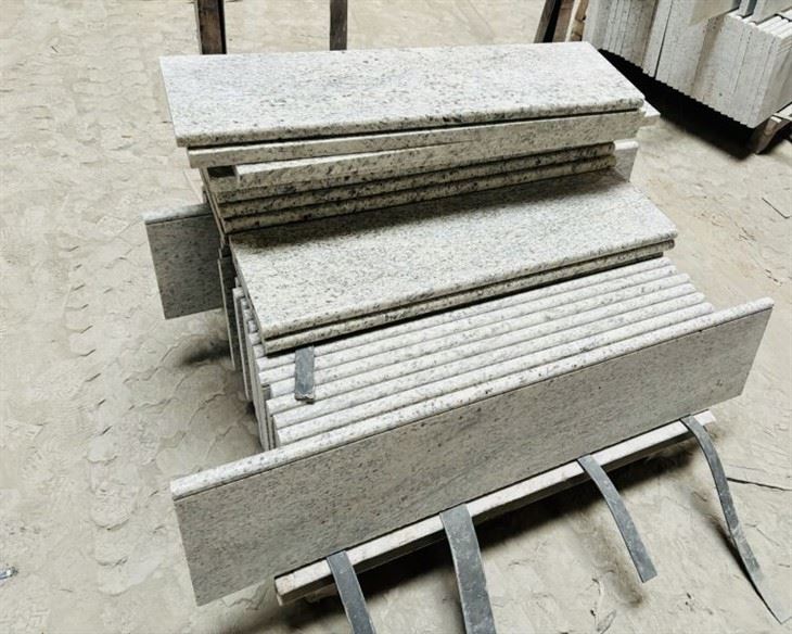 White Granite Steps